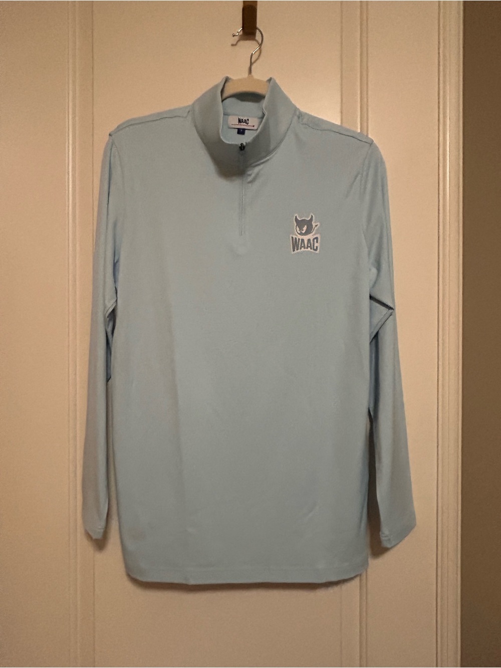 ⛳️🎾Men's Lightweight Quarter-Zip Performance Athletic Light Blue Jacket🎾⛳️